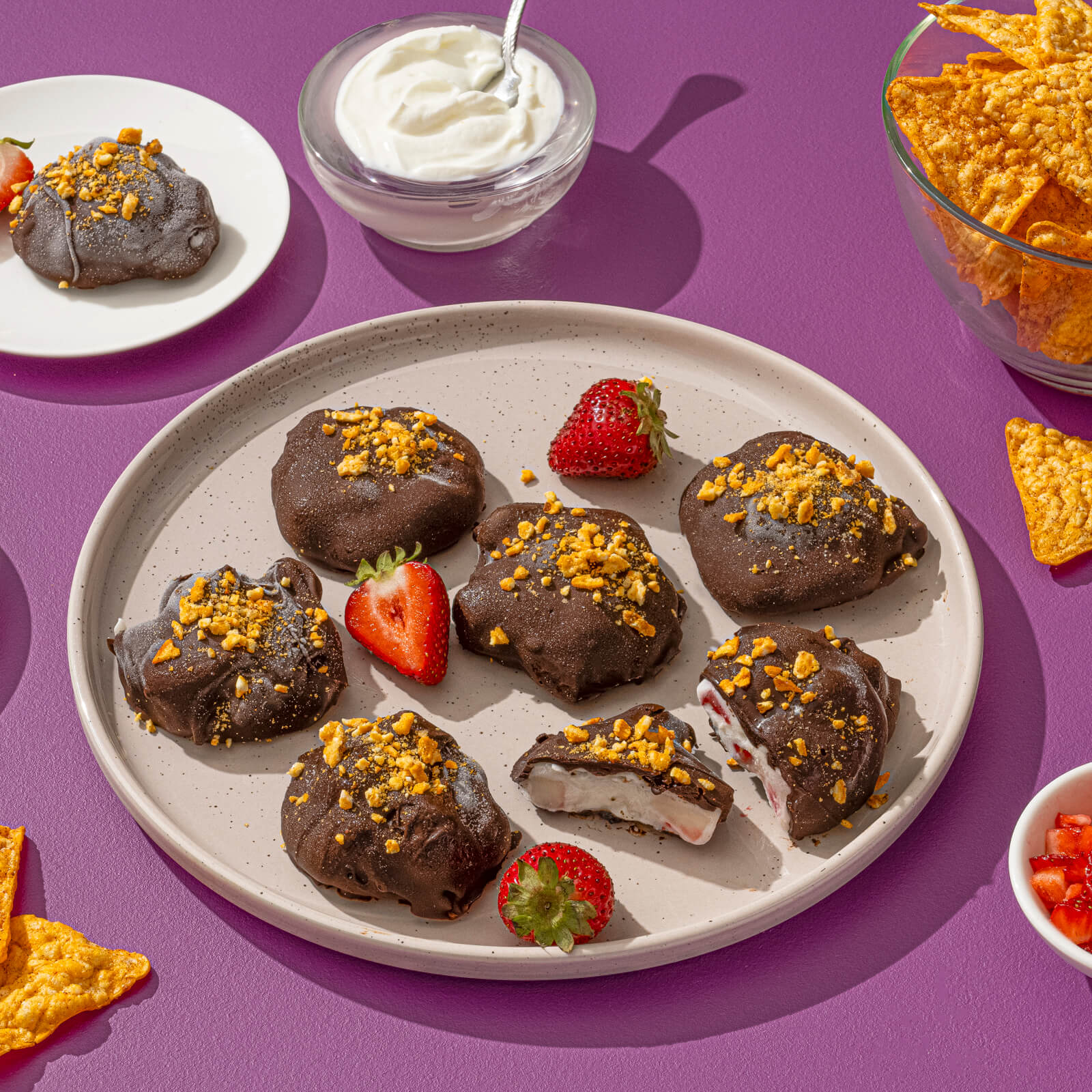 POPCORNERS® Spicy and Sweet Strawberry Yogurt Clusters FLVR